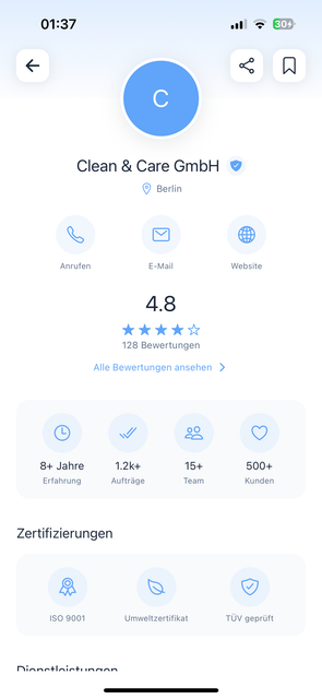 GO Service App Screen 5