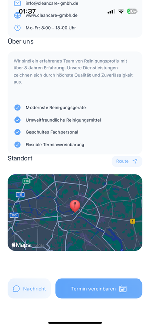 GO Service App Screen 4